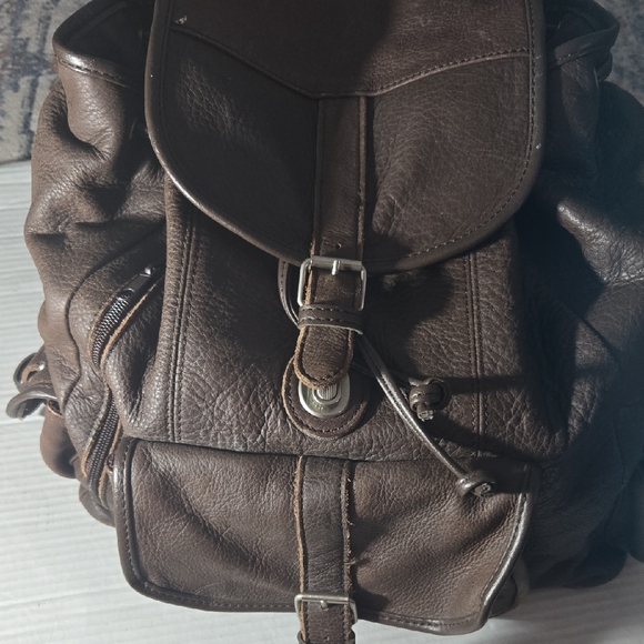 Vintage Leather Backpack